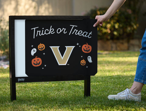 Vanderbilt Halloween Trick Or Treat Yardsy Sign yard sign