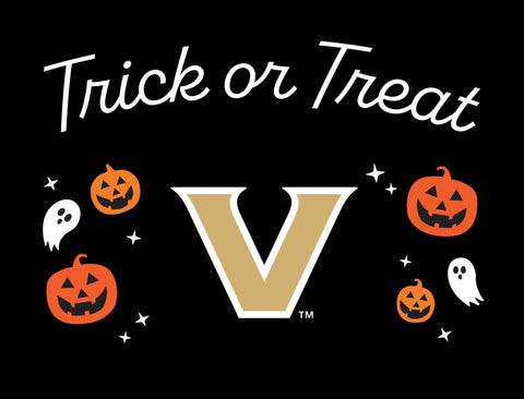 Vanderbilt Halloween Trick Or Treat Yardsy Sign yard sign