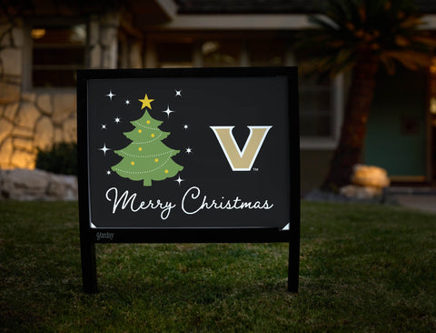 Vanderbilt Merry Christmas Yardsy Sign yard sign