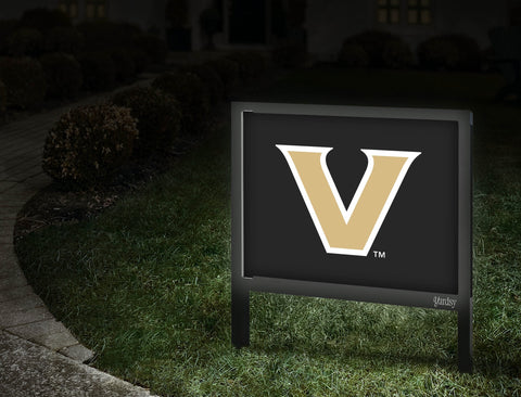 Vanderbilt University Athletic Mark Black Yardsy Sign