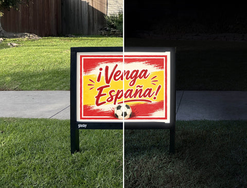 Venga Espana Yardsy Sign yard sign