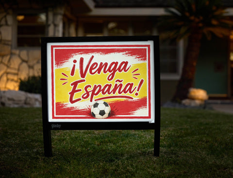 Venga Espana Yardsy Sign yard sign
