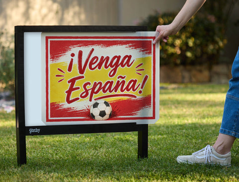 Venga Espana Yardsy Sign yard sign