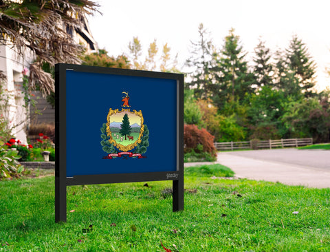 Vermont Flag Yardsy Sign Yard