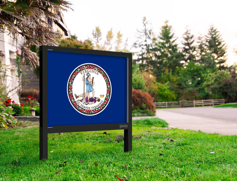 Virginia Flag Yardsy Sign Yard