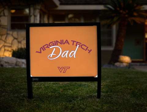 Virginia Tech Dad Yardsy Sign yard sign