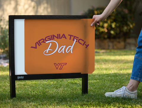 Virginia Tech Dad Yardsy Sign yard sign