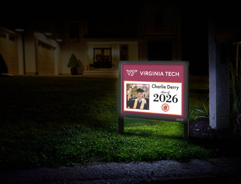 Virginia Tech Graduate Custom Yardsy Sign yard sign