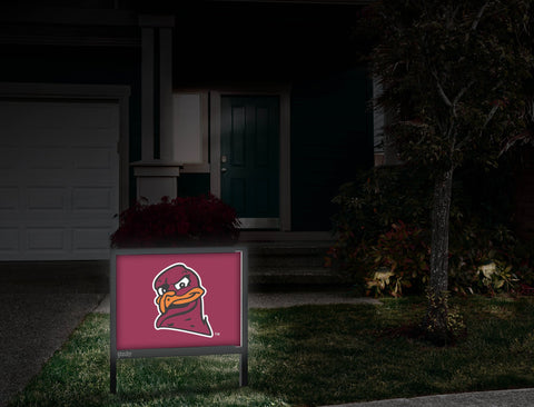 Virginia Tech Hokies Bird Mascot Maroon Yardsy Sign Front Door