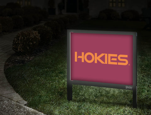 Virginia Tech Hokies Maroon Yardsy Sign Walkway