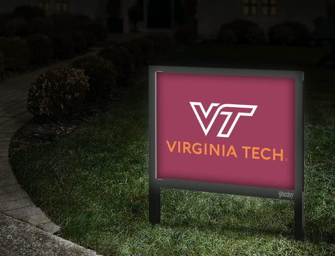 Virginia Tech Institutional Mark Maroon Yardsy Sign