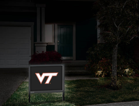 Virginia Tech VT Athletics Mark Black Yardsy Sign