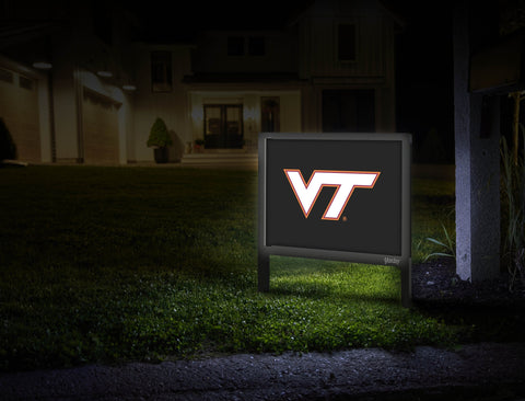 Virginia Tech VT Athletics Mark Black Yardsy Sign