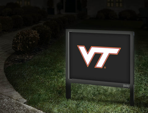 Virginia Tech Vt Athletics Mark Black Yardsy Sign Walkway
