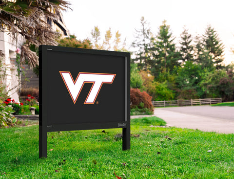 Virginia Tech VT Athletics Mark Black Yardsy Sign