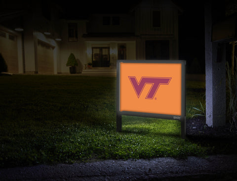 Virginia Tech VT Athletics Mark Orange Yardsy Sign
