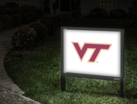 Virginia Tech Vt Athletics Mark White Yardsy Sign Walkway