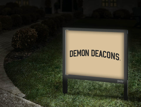 Wake Forest Demon Deacons Wordmark Gold Walkway