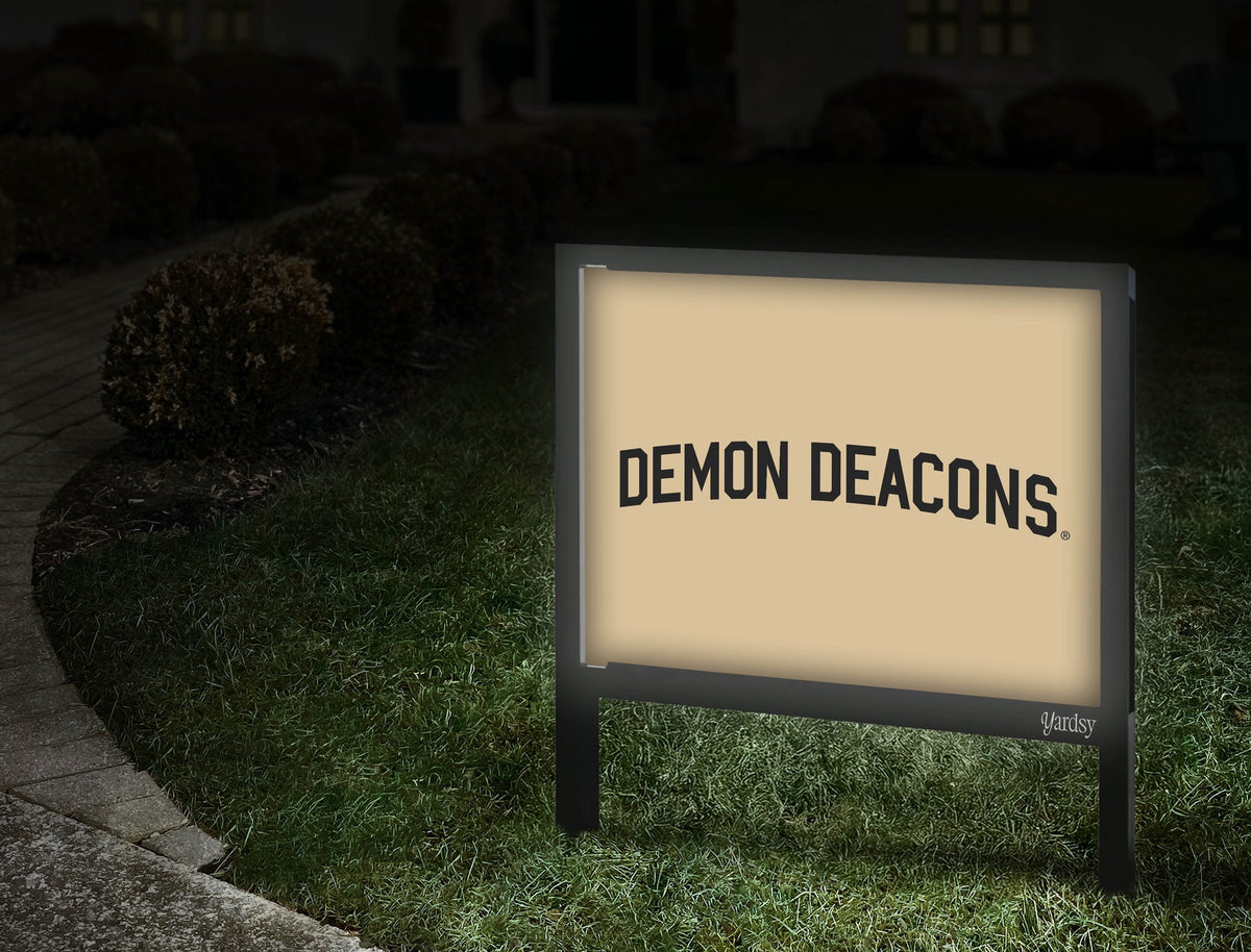 Demon Deacons Gold Yardsy Sign