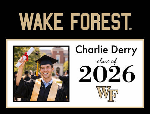 Wake Forest Graduate Custom Yardsy Sign yard sign