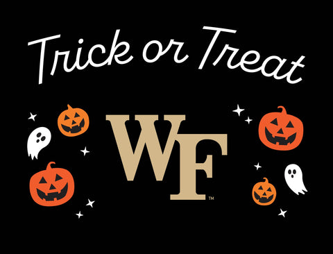 Wake Forest Halloween Trick Or Treat Yardsy Sign yard sign