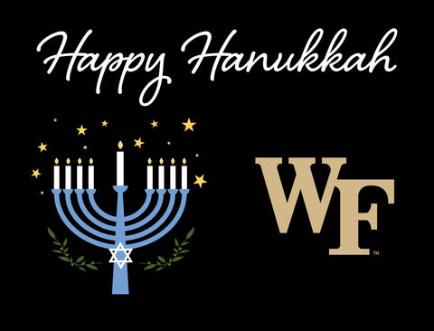 Wake Forest Happy Hanukkah Yardsy Sign yard sign