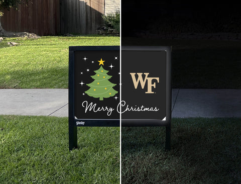 Wake Forest Merry Christmas Yardsy Sign yard sign