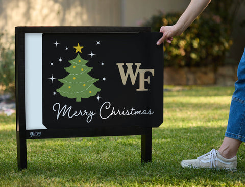 Wake Forest Merry Christmas Yardsy Sign yard sign