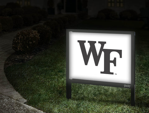 Wake Forest Wf Primary Mark White Walkway