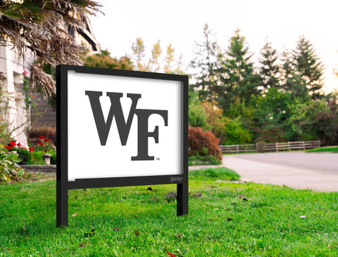 Wake Forest Wf Primary Mark White Yard