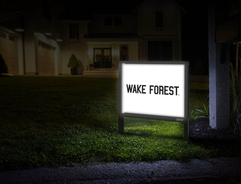 Wake Forest White Yardsy Sign