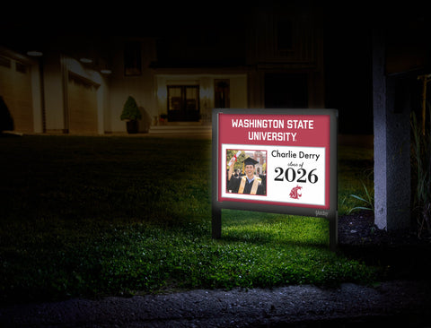 Washington State Graduate Custom Yardsy Sign yard sign