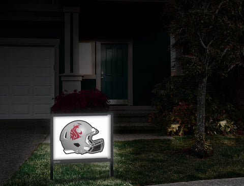 Washington State Gray Helmet Mark White Yardsy Sign