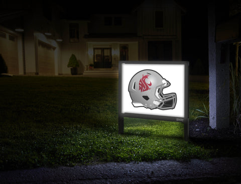 Washington State Gray Helmet Mark White Yardsy Sign