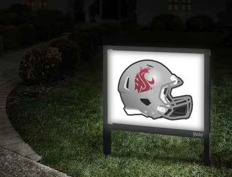 Washington State Gray Helmet Mark White Yardsy Sign