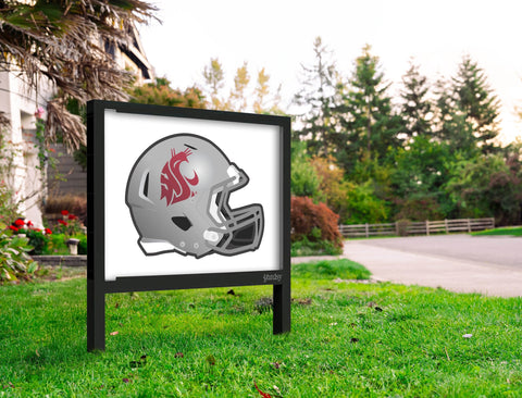 Washington State Gray Helmet Mark White Yardsy Sign