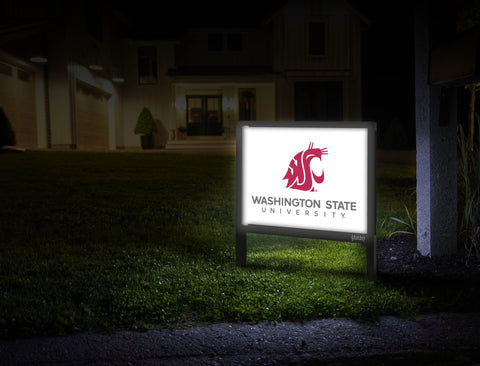 Washington State Institutional Mark White Yardsy Sign
