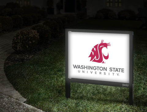 Washington State Institutional Mark White Yardsy Sign