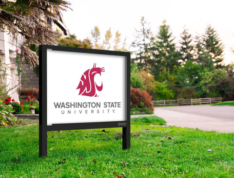 Washington State Institutional Mark White Yardsy Sign