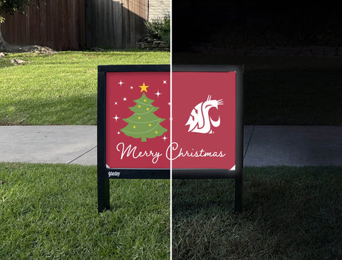 Washington State Merry Christmas Yardsy Sign yard sign