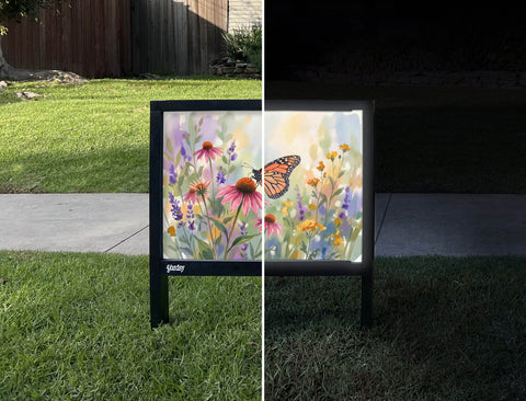 Watercolor Butterfly Yardsy Sign yard sign