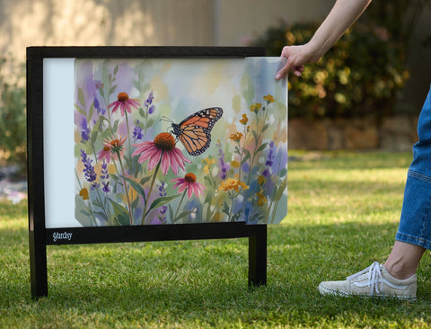 Watercolor Butterfly Yardsy Sign yard sign