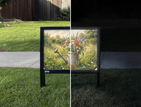 Watering Can Garden Yardsy Sign yard sign