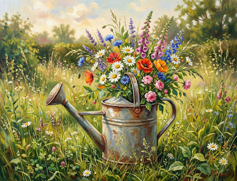Watering Can Garden Yardsy Sign yard sign