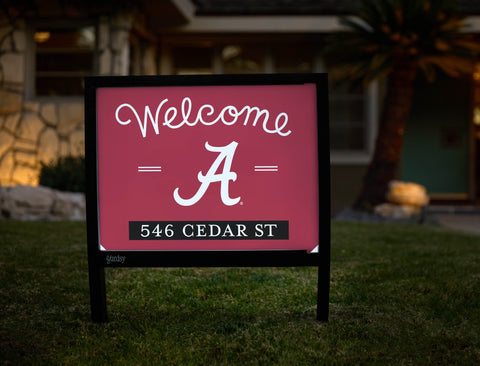 Welcome Alabama Custom Yardsy Sign yard sign
