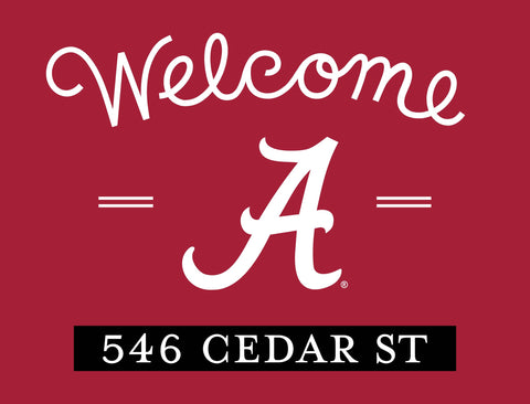Welcome Alabama Custom Yardsy Sign yard sign