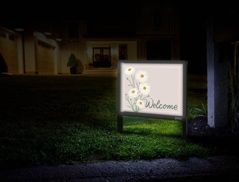 Welcome Bouquet Yardsy Sign Mailbox