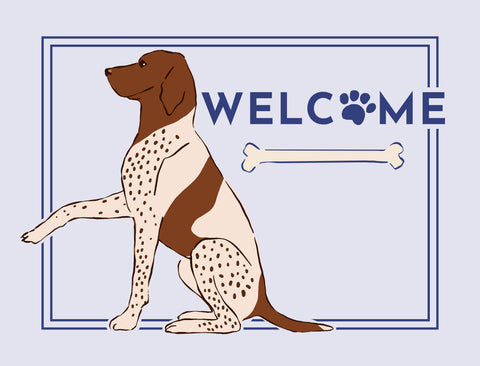 Welcome Dog Yardsy Sign - Pointer