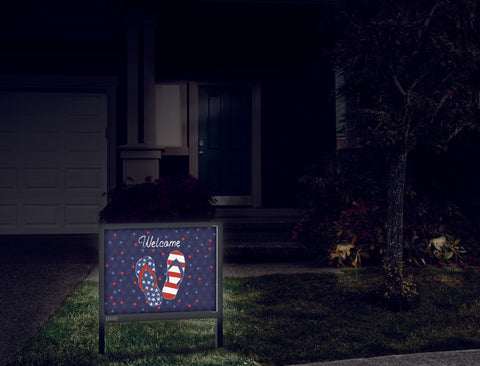 Welcome Patriot Yardsy Sign Front Door.Jpg