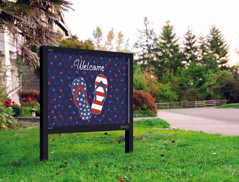 Welcome Patriot Yardsy Sign Yard.Jpg